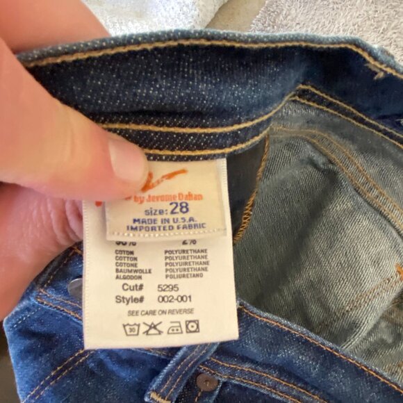 COH Citizens of Humanity Jeans Ingrid 002 Low Waist Flare Size 28x33.5 Dark Wash - Picture 8 of 9